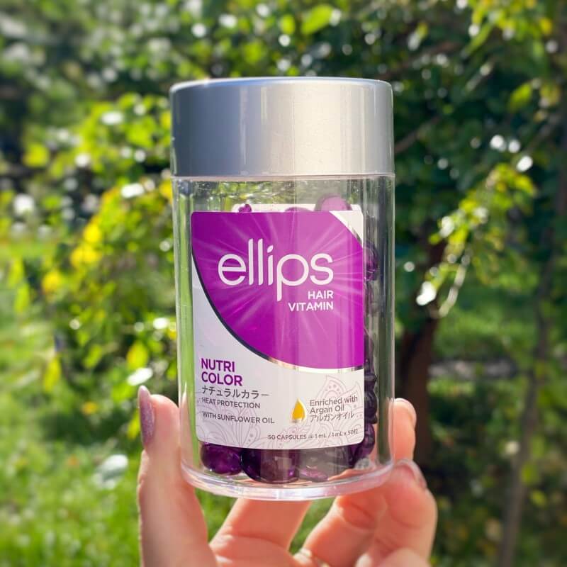Защита и уход за окрашенными волосами от Ellips Сияние цвета