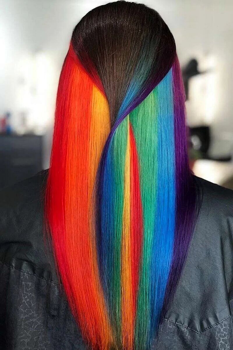 Волосы 2025. Окрашивание «Hidden Color»
